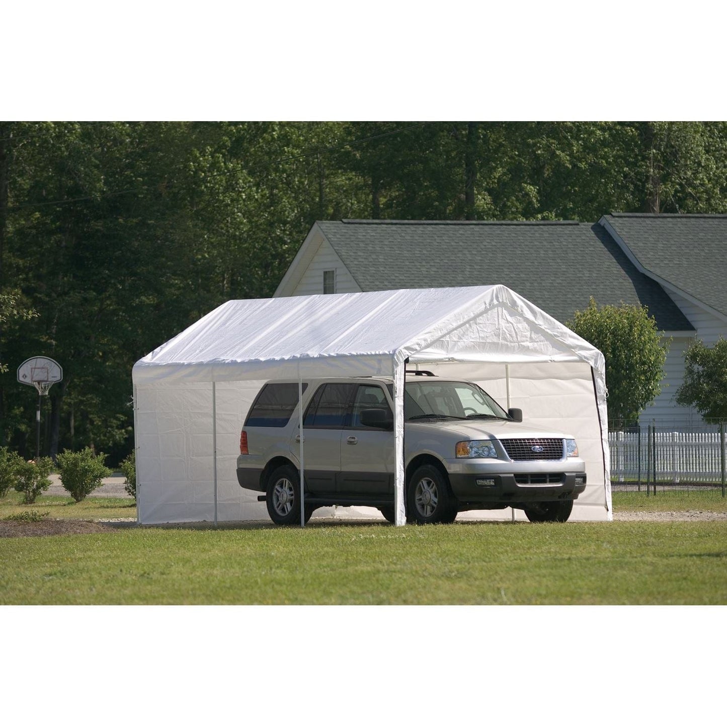 ShelterLogic Canopies ShelterLogic | SuperMax Canopy 2-in-1 Enclosure Kit 10 x 20 ft. 23572