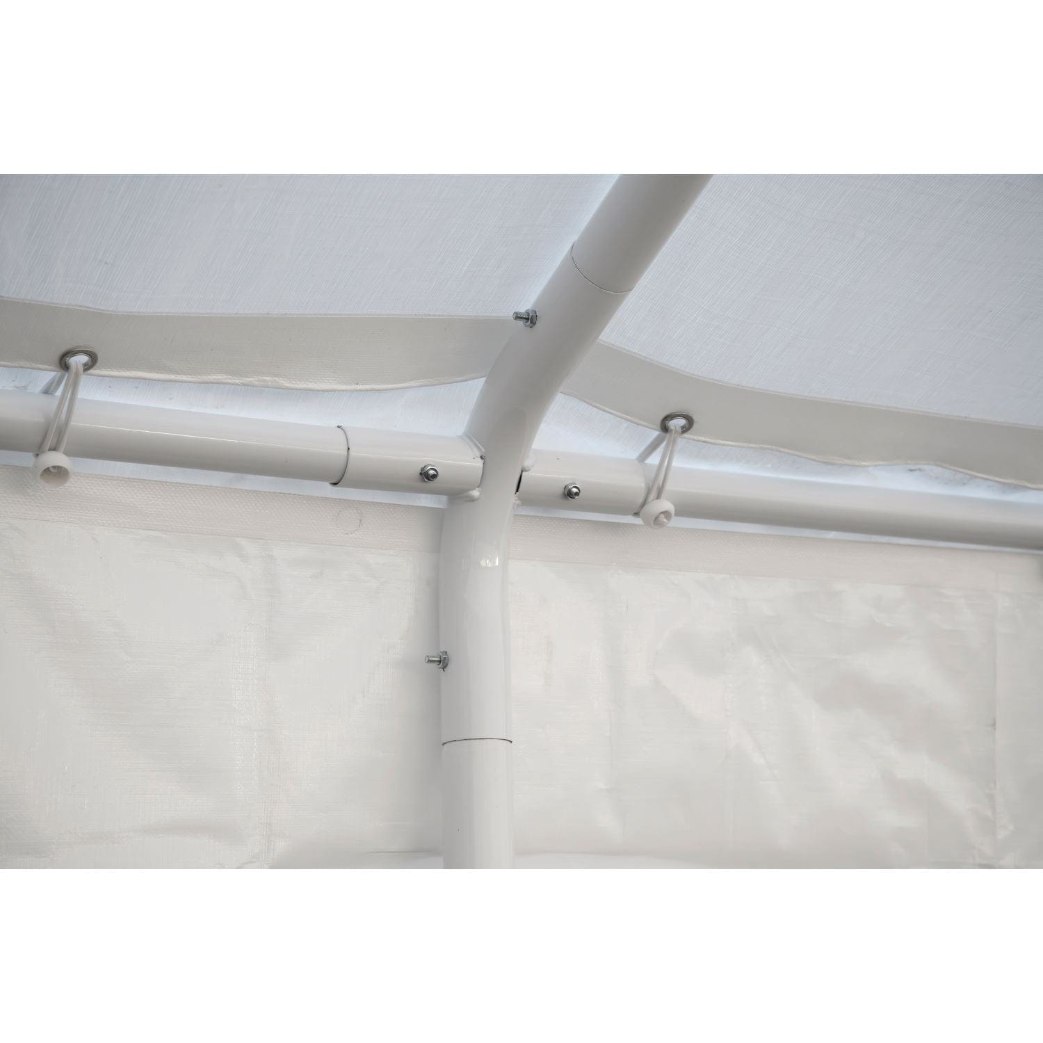 ShelterLogic Canopy Enclosure Kit ShelterLogic | Canopy Enclosure Kit 18 × 30 ft. White (FR Rated - Frame and Canopy Sold Separately) 26179