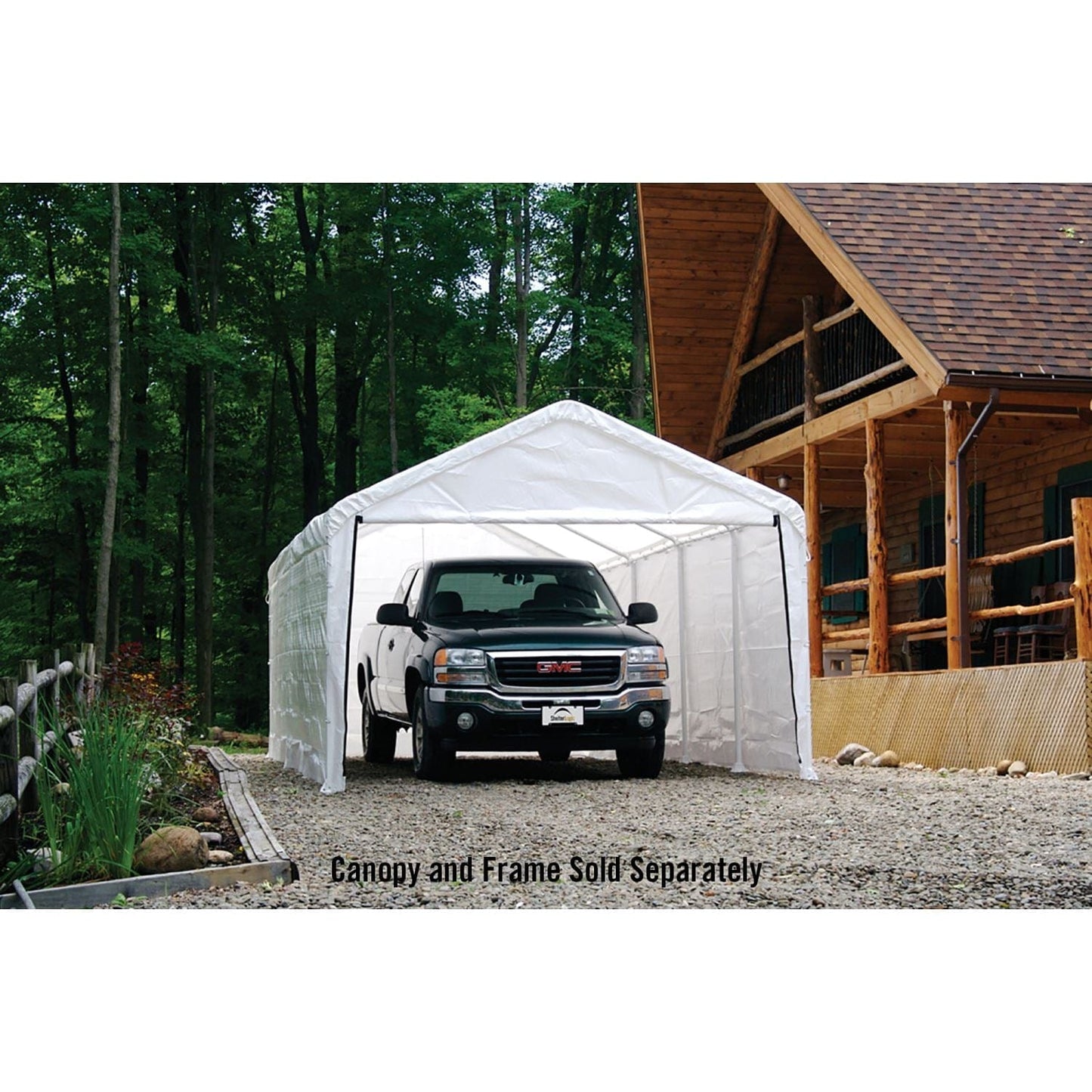 ShelterLogic Canopy Enclosure Kit ShelterLogic | SuperMax Canopy Enclosure Kit for the ShelterLogic | SuperMax 12ft. x 26ft. White (Frame and Canopy Sold Separately) 25776