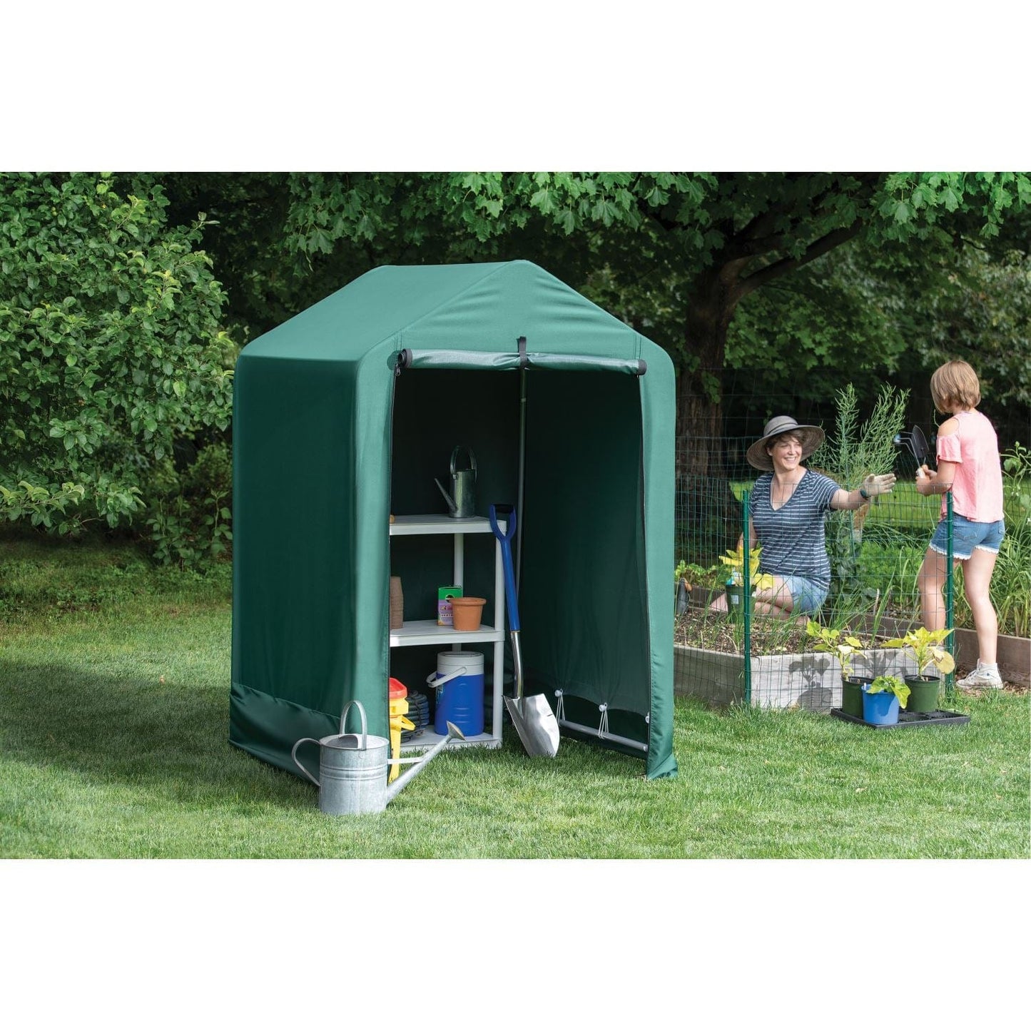 ShelterLogic Garden Shed 4'x4'x6' - mygreenhousestore.com