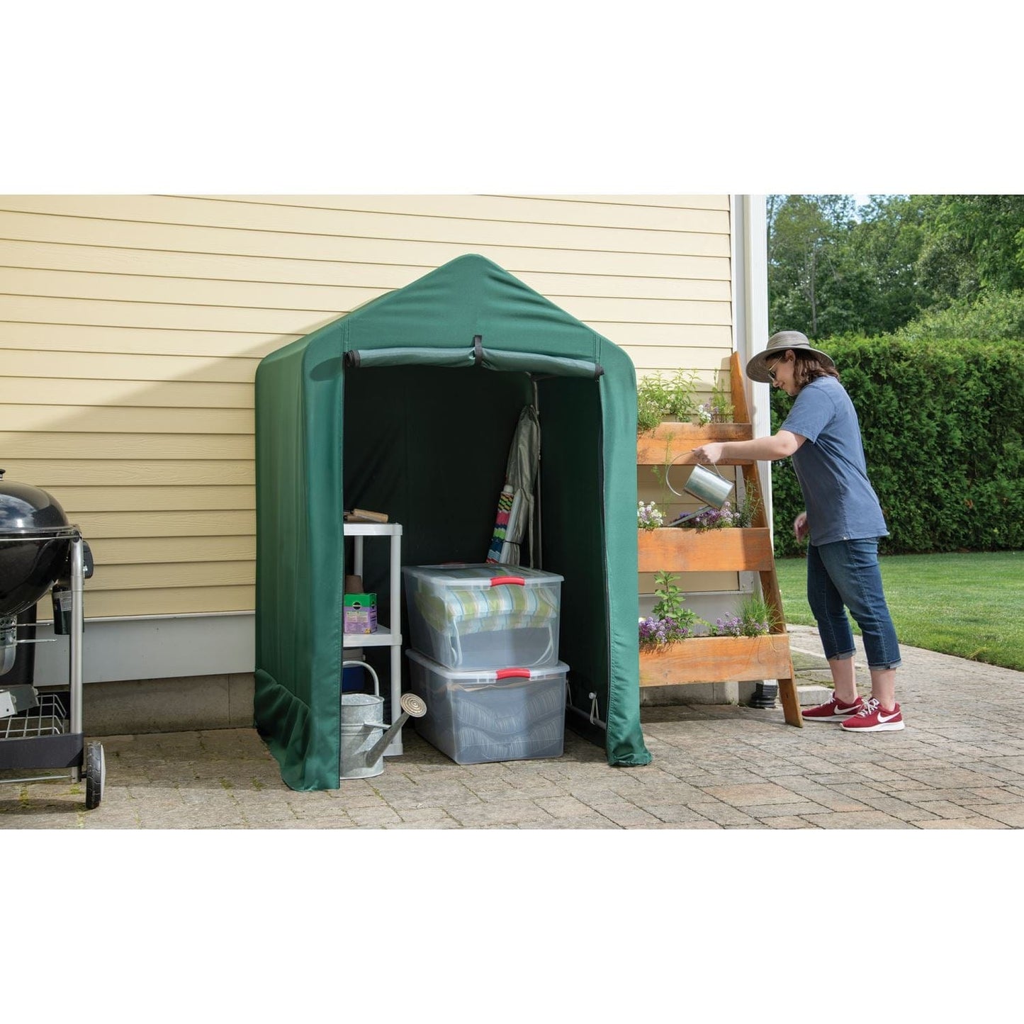 ShelterLogic Garden Shed 4'x4'x6' - mygreenhousestore.com