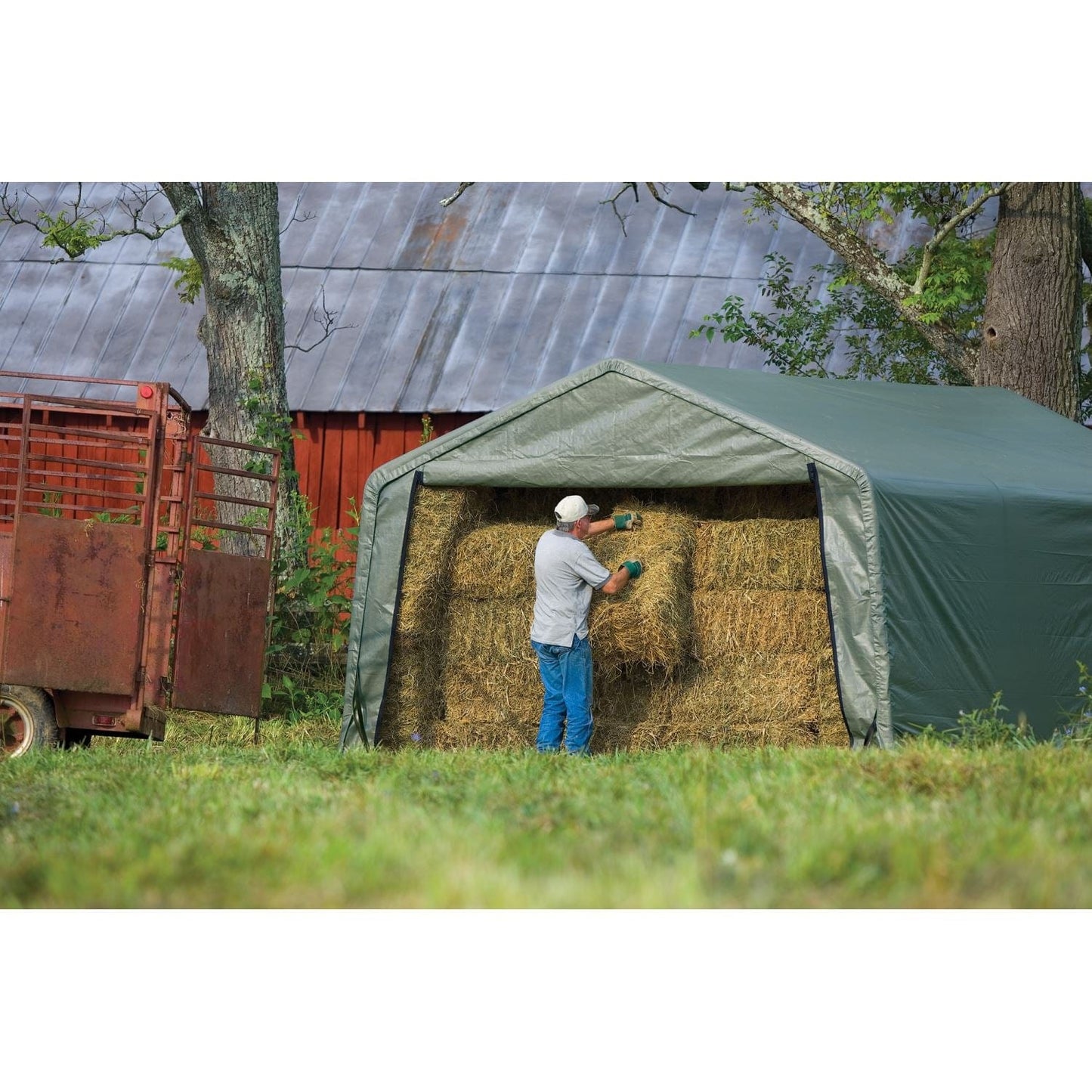 ShelterLogic 12' x 20' Equine Storage - mygreenhousestore.com