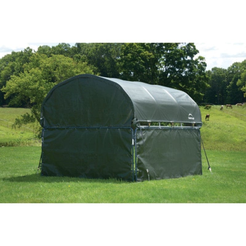 ShelterLogic Enclosure Kit for Corral Shelter Livestock Shade 12' x 12' Green (Corral Shelter & Panels NOT Included) - mygreenhousestore.com