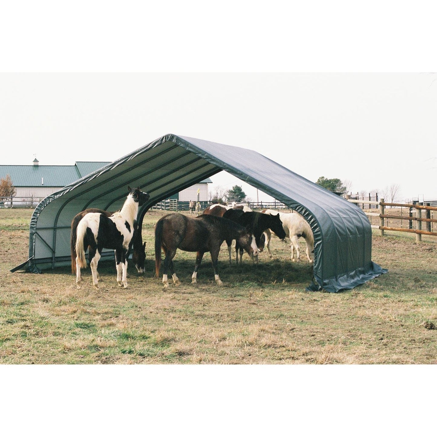 ShelterLogic Run-In Shelter 22' x 20' - mygreenhousestore.com