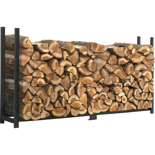 ShelterLogic Firewood & Hearth Products ShelterLogic | Ultra Duty Firewood Rack 8 ft. Without Cover 90472