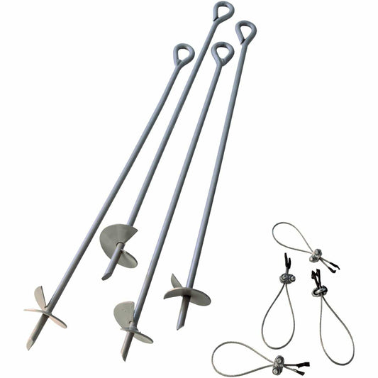 ShelterLogic Garage & Shed Accessories ShelterLogic | ShelterAuger Earth Anchors 30 in. 4-Pack 10075