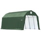 ShelterLogic Garages ShelterLogic | ShelterCoat 12 x 24 x 9 ft. Garage Barn Green STD 97154