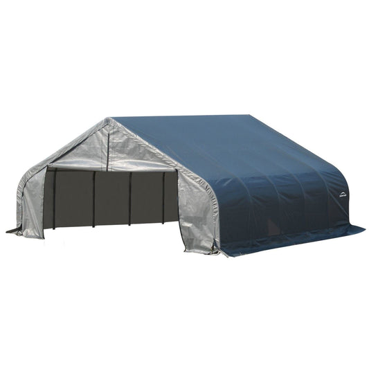 ShelterLogic Garages ShelterLogic | ShelterCoat 18 x 20 ft. Garage Peak Gray STD 80016