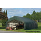ShelterLogic Garages ShelterLogic | ShelterCoat 18 x 28 ft. Garage Peak Green STD 80006