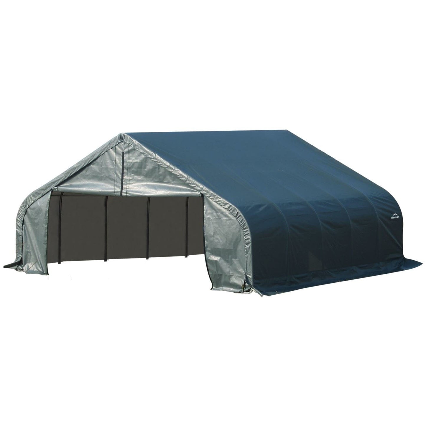 ShelterLogic Garages ShelterLogic | ShelterCoat 22 x 28 ft. Garage Peak Green STD 82244