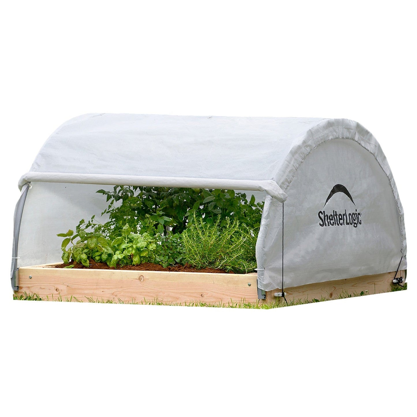 Shelterlogic GrowIT Backyard Raised Bed Round 4 x 4 ft. Greenhouse - mygreenhousestore.com