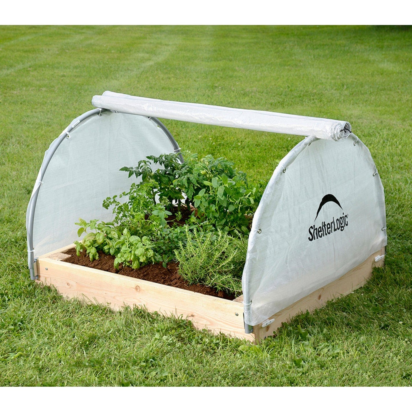 Shelterlogic GrowIT Backyard Raised Bed Round 4 x 4 ft. Greenhouse - mygreenhousestore.com