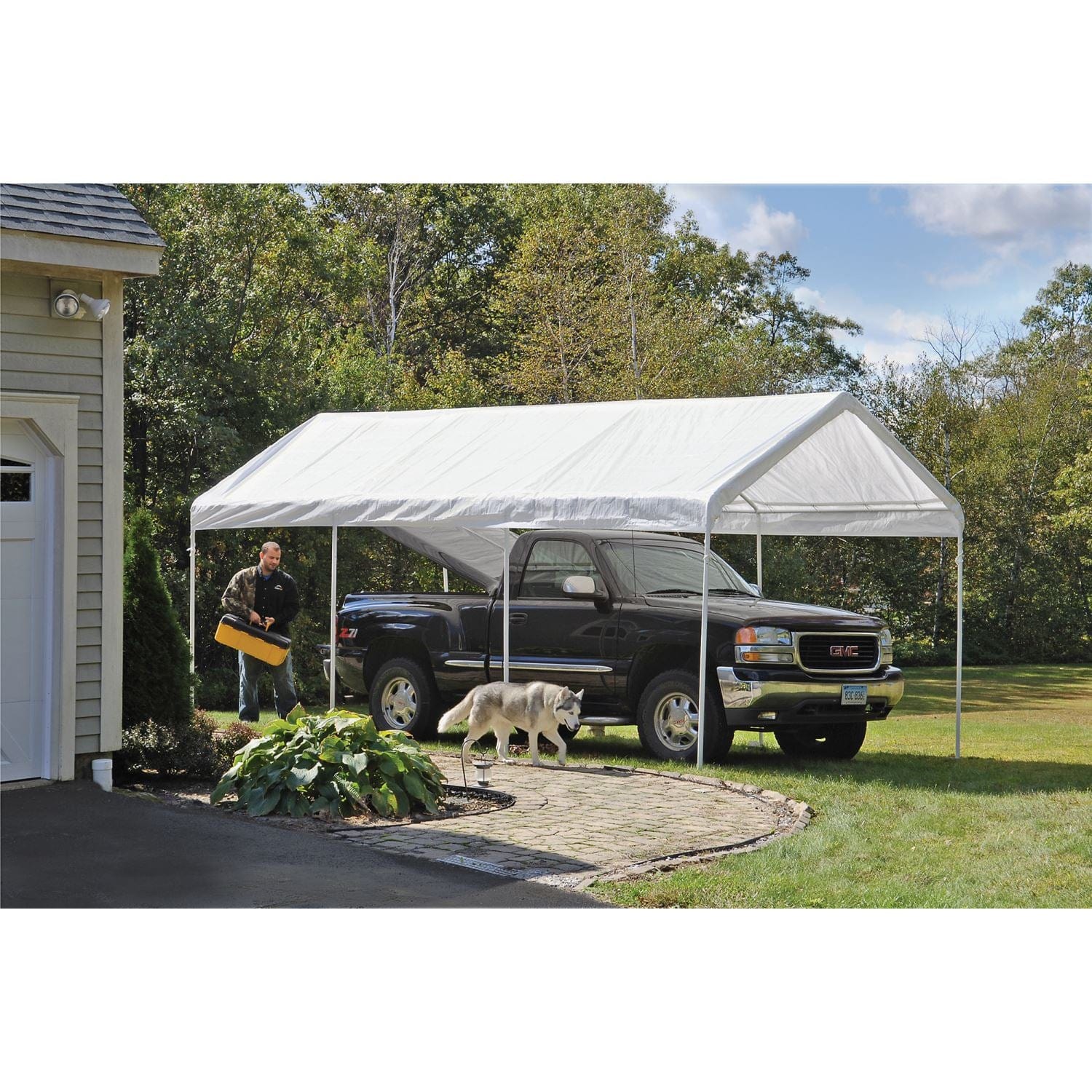 ShelterLogic Gazebo Canopy ShelterLogic | SuperMax Gazebo Canopy 10 x 20 ft. 23588