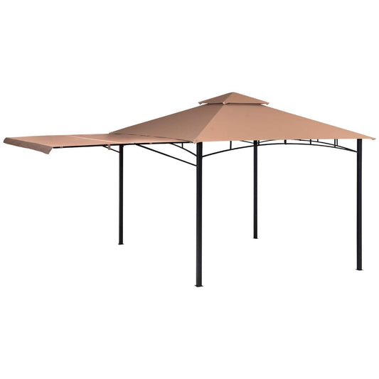 ShelterLogic Redwood Gazebo 11' x 11' Bronze - mygreenhousestore.com