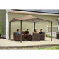 ShelterLogic Sequoia Gazebo 12' x 12' Bronze - mygreenhousestore.com