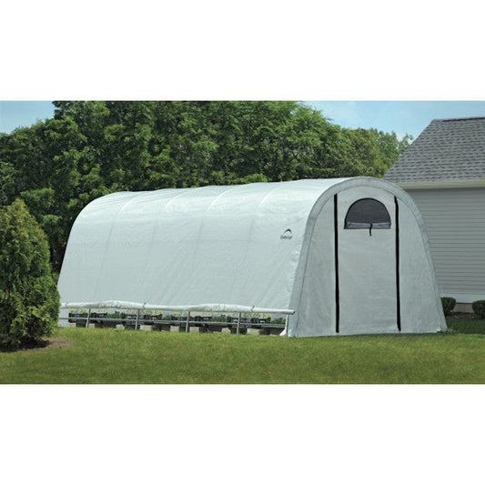 ShelterLogic GrowIT Heavy Duty Round Greenhouse - 12' x 20' - mygreenhousestore.com