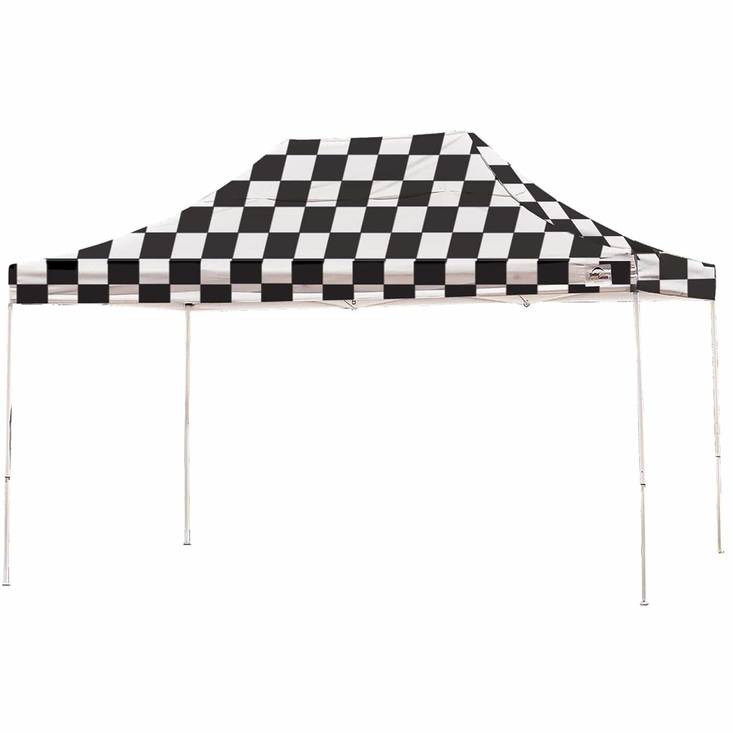 ShelterLogic Pop-Up Canopies ShelterLogic | Pop-Up Canopy HD - Straight Leg 10 x 15 ft. Checkered Flag 22555