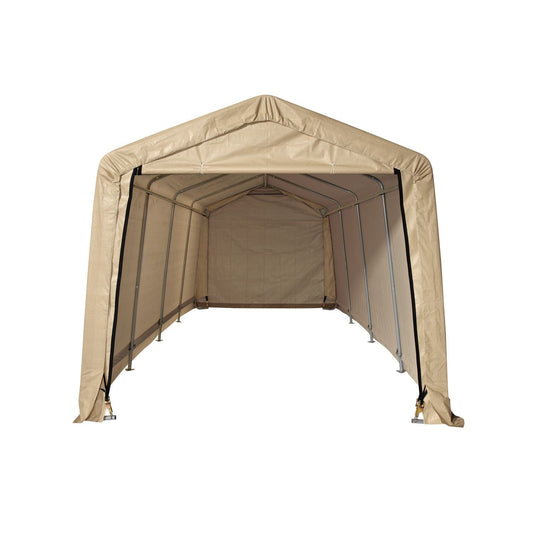 ShelterLogic Portable Garage ShelterLogic | AutoShelter 10 x 20 ft. - Sandstone 62680