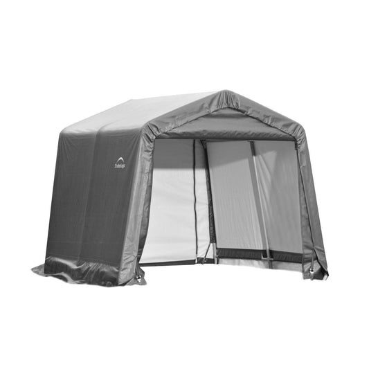 ShelterLogic Portable Garage ShelterLogic | ShelterCoat 10 x 16 ft. Garage Peak Gray STD 72823