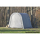 ShelterLogic Portable Garage ShelterLogic | ShelterCoat 10 x 16 ft. Wind and Snow Rated Garage Round Gray STD 77823