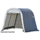 ShelterLogic Portable Garage ShelterLogic | ShelterCoat 11 x 12 ft. Wind and Snow Rated Garage Round Gray STD 77820