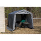ShelterLogic Portable Garage ShelterLogic | ShelterCoat 11 x 16 ft. Garage Peak Gray STD 72873