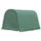 ShelterLogic Portable Garage ShelterLogic | ShelterCoat 11 x 16 ft. Wind and Snow Rated Garage Round Green STD 77829