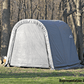 ShelterLogic Portable Garage ShelterLogic | ShelterCoat 11 x 16 ft. Wind and Snow Rated Garage Round Green STD 77829