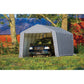 ShelterLogic Portable Garage ShelterLogic | ShelterCoat 12 x 24 ft. Garage Peak Gray STD 72434