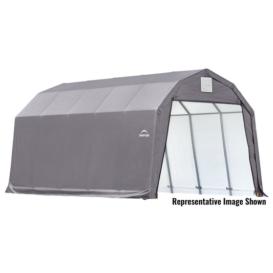ShelterLogic Portable Garage ShelterLogic | ShelterCoat 12 x 28 ft. Garage Barn Gray STD 97253