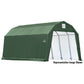 ShelterLogic Portable Garage ShelterLogic | ShelterCoat 12 x 28 ft. Garage Barn Green STD 90254