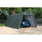 ShelterLogic Portable Garage ShelterLogic | ShelterCoat 13 x 24 ft. Wind and Snow Rated Garage Round Green STD 74342