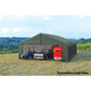 ShelterLogic Portable Garage ShelterLogic | ShelterCoat 28 x 24 ft. Garage Peak Green STD 86067