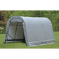 ShelterLogic Portable Garage ShelterLogic | ShelterCoat 8 x 12 ft. Wind and Snow Rated Garage Round Gray STD 76813
