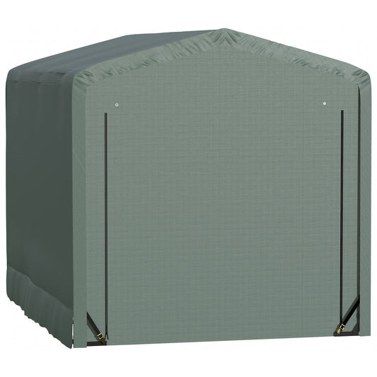 ShelterLogic Portable Garage ShelterLogic | ShelterTube Wind and Snow-Load Rated Garage 10x14x10 Green SQAACC0104C01001410