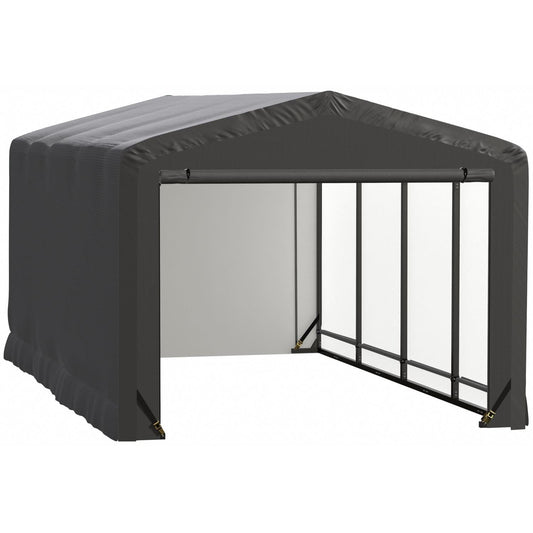 ShelterLogic Portable Garage ShelterLogic | ShelterTube Wind and Snow-Load Rated Garage 10x18x8 Gray SQAACC0103C01001808