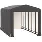 ShelterLogic Portable Garage ShelterLogic | ShelterTube Wind and Snow-Load Rated Garage 10x23x10 Gray SQAACC0103C01002310