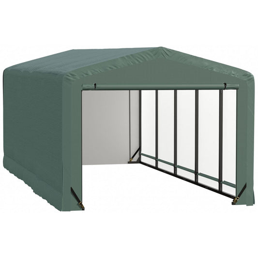 ShelterLogic Portable Garage ShelterLogic | ShelterTube Wind and Snow-Load Rated Garage 10x23x8 Green SQAACC0104C01002308