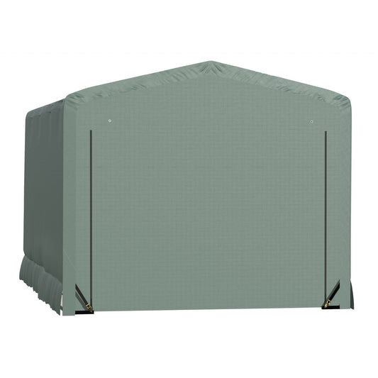 ShelterLogic Portable Garage ShelterLogic | ShelterTube Wind and Snow-Load Rated Garage 12x18x10 Green SQAACC0104C01201810