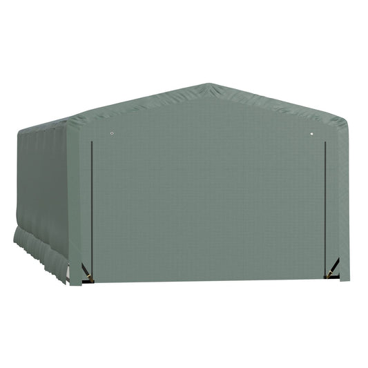 ShelterLogic Portable Garage ShelterLogic | ShelterTube Wind and Snow-Load Rated Garage 12x23x8 Green SQAACC0104C01202308