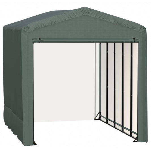ShelterLogic Portable Garage ShelterLogic | ShelterTube Wind and Snow-Load Rated Garage 14x23x16 Green SQAACC0104C01402316