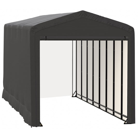 ShelterLogic Portable Garage ShelterLogic | ShelterTube Wind and Snow-Load Rated Garage 14x36x16 Gray SQAACC0103C01403616