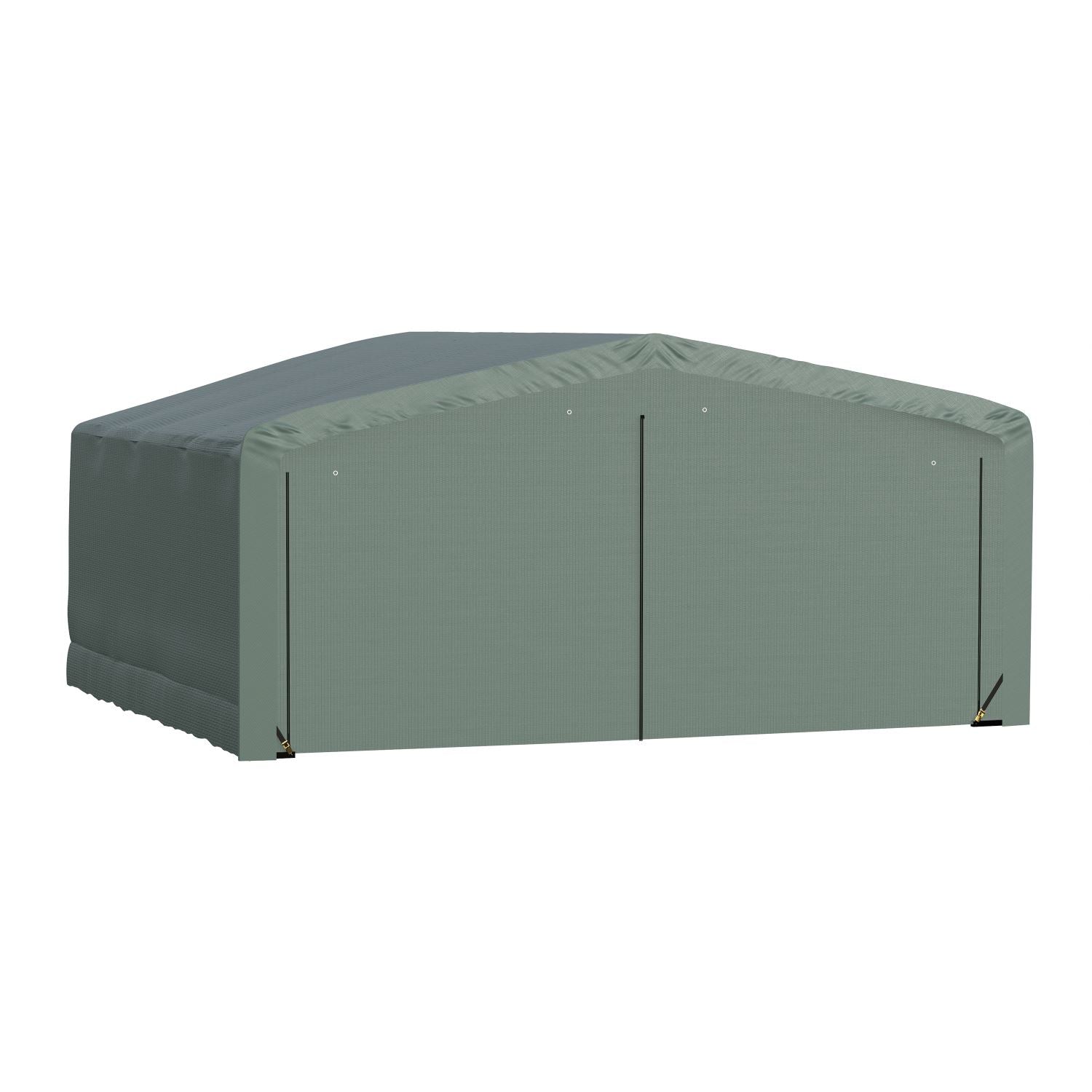 ShelterLogic Portable Garage ShelterLogic | ShelterTube Wind and Snow-Load Rated Garage 20x18x10 Green SQAADD0104C02001810