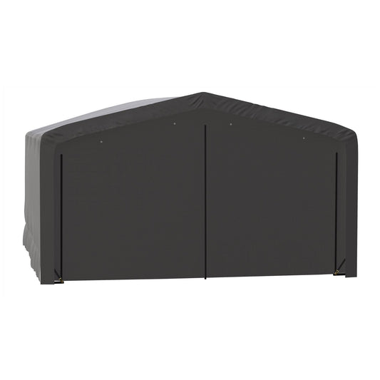 ShelterLogic Portable Garage ShelterLogic | ShelterTube Wind and Snow-Load Rated Garage 20x18x12 Gray SQAADD0103C02001812