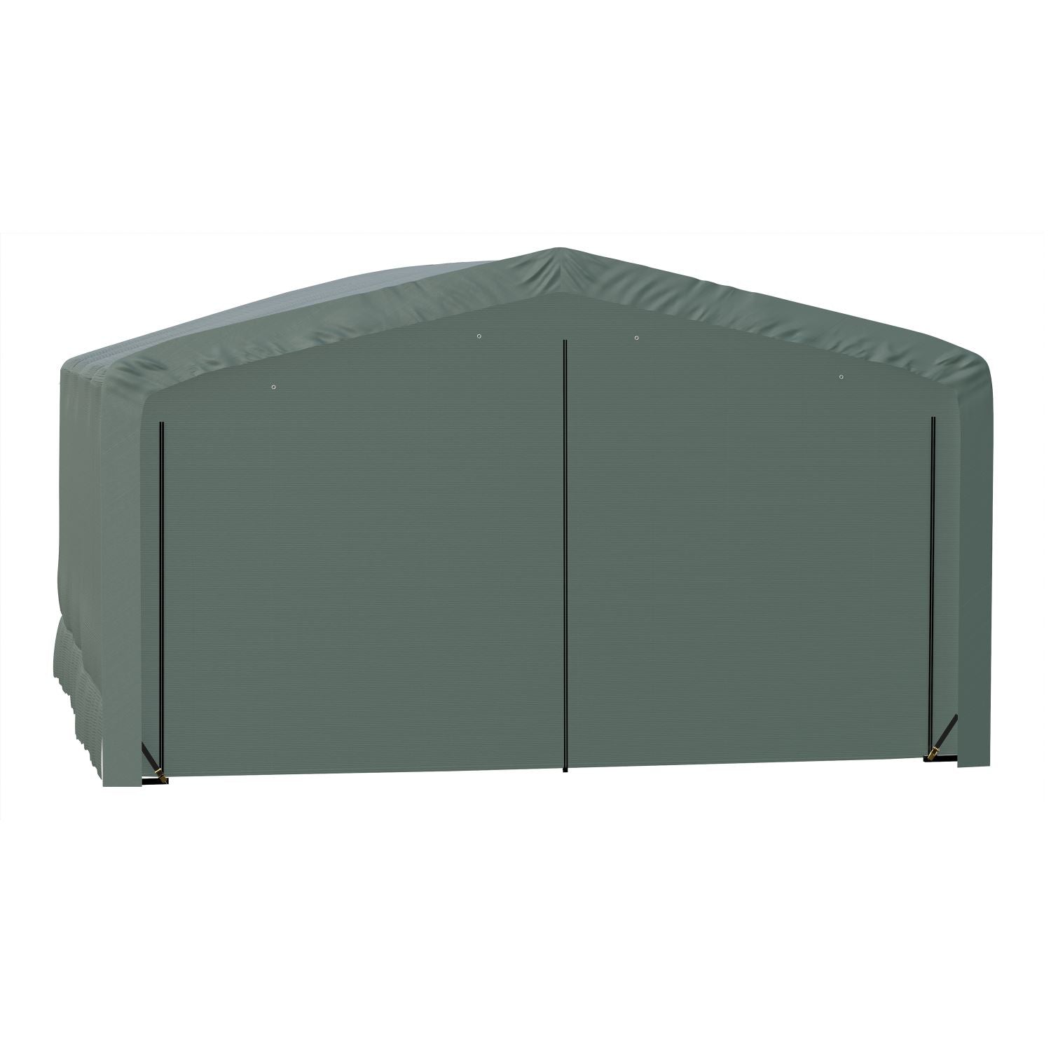 ShelterLogic Portable Garage ShelterLogic | ShelterTube Wind and Snow-Load Rated Garage 20x18x12 Green SQAADD0104C02001812