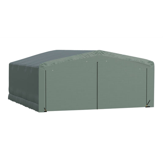 ShelterLogic Portable Garage ShelterLogic | ShelterTube Wind and Snow-Load Rated Garage 20x23x10 Green SQAADD0104C02002310