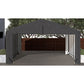 ShelterLogic Portable Garage ShelterLogic | ShelterTube Wind and Snow-Load Rated Garage 20x32x12 Gray SQAADD0103C02003212