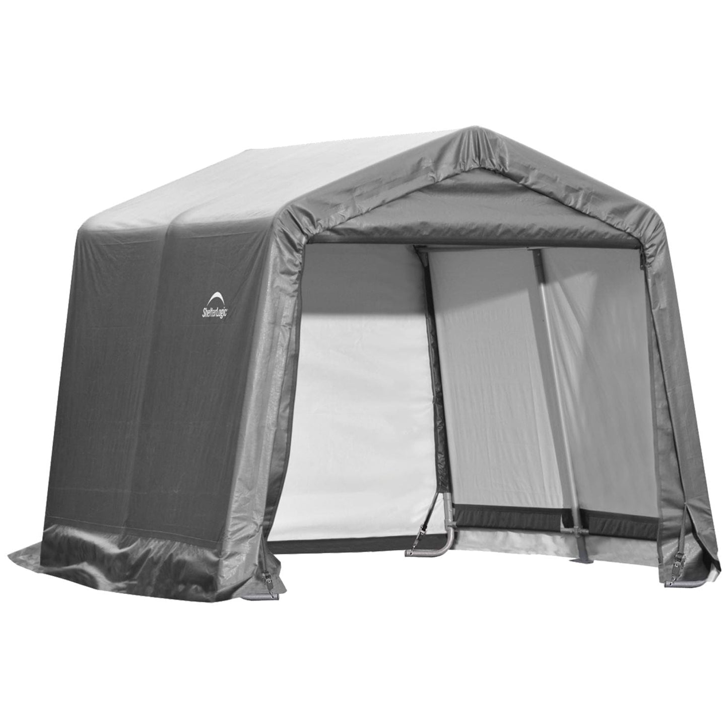 ShelterLogic Shed-in-a-Box 10 x 10 x 8 ft. Gray - mygreenhousestore.com