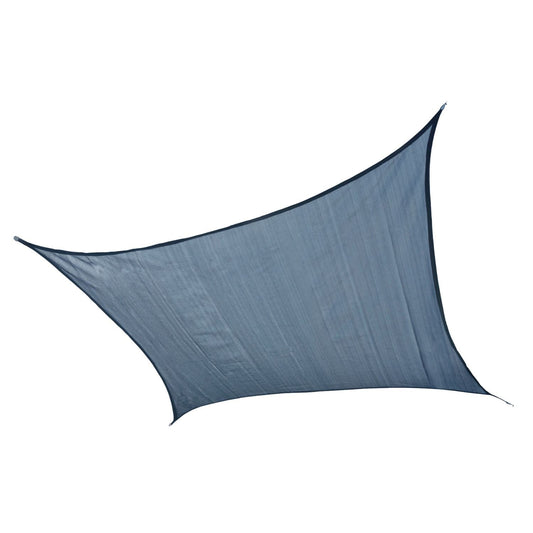 ShelterLogic Sun Shade Products ShelterLogic | Shade Sail Square - Heavyweight 12 x 12 ft. Sea Blue (Attachment point/pole not included) 25735