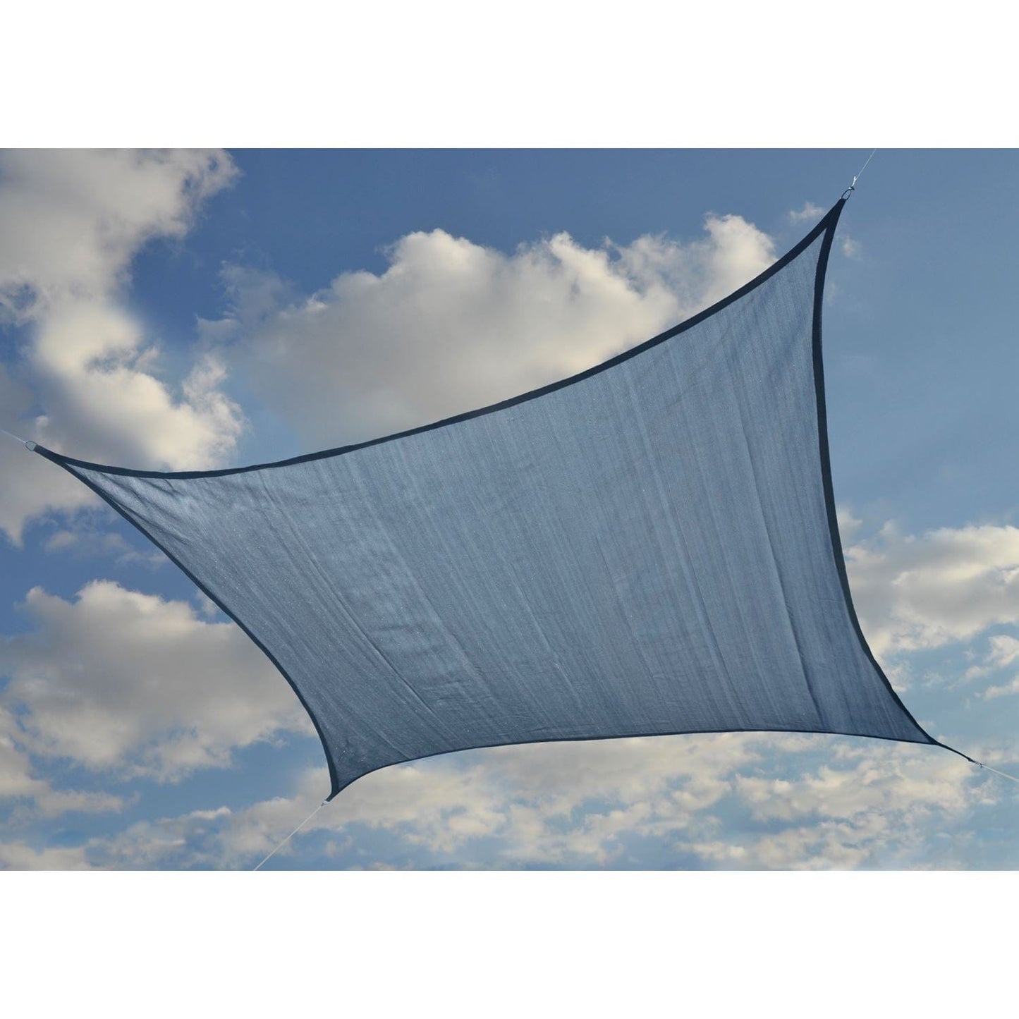 ShelterLogic Sun Shade Products ShelterLogic | Shade Sail Square - Heavyweight 12 x 12 ft. Sea Blue (Attachment point/pole not included) 25735